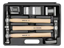 Comprar Maletín Kit De Martillos Chapista 3 Martillos 4 Aguantadores