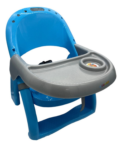 Silla Periquera De Bebe Para Comer Promeyco Plegable Sillita Color Azul