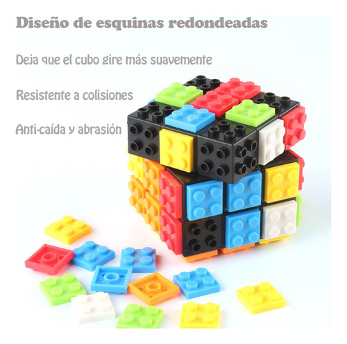 Cubo Rubik Desmontable Diy, Puzzle Creative Collage Bloques