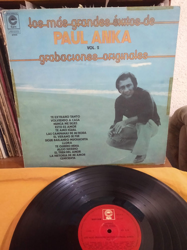 Paul Anka Los Mas Grandes Éxitos De - Vol 2 Vinilo Lp