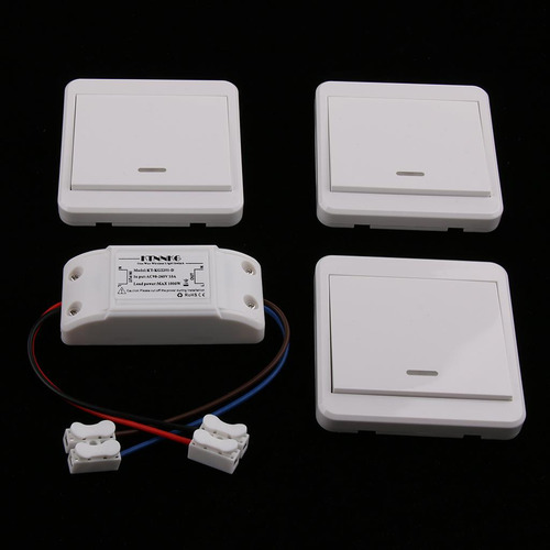 Kit De Telemando Inalámbrico Interruptor De Bombilla Panel