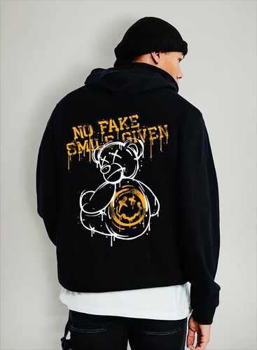 Buzo Hombre Oso Bear No Fake Sudadera Mujer Oversized