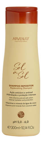 Shampoo Sol A Sol Repositor Proteção Contra Danos Arvensis