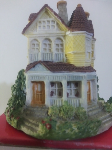 Casa O Villa Navideña De 7x7cm Ah40 De Coleccion 