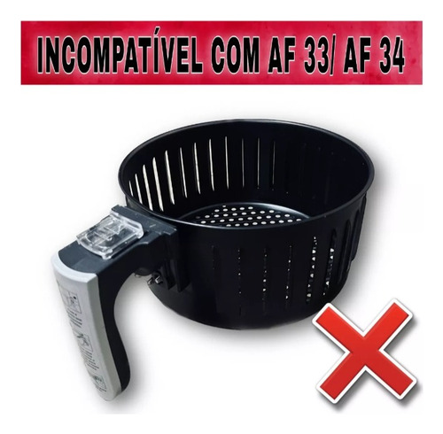 Cesta Antiaderente Da Air Fryer Mondial Af-29 Af-31 Af-30