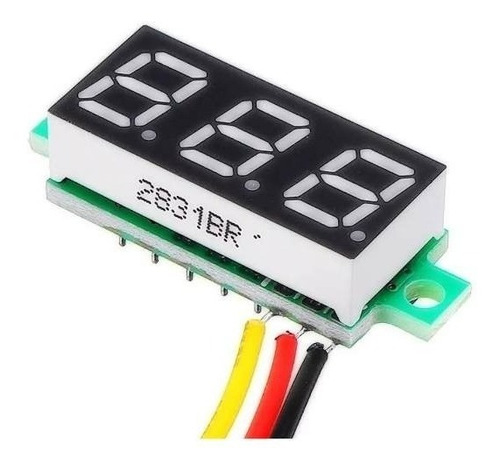 Mini Voltimetro Digital 0-30v Dc Duinar Pic Raspberry Ide D