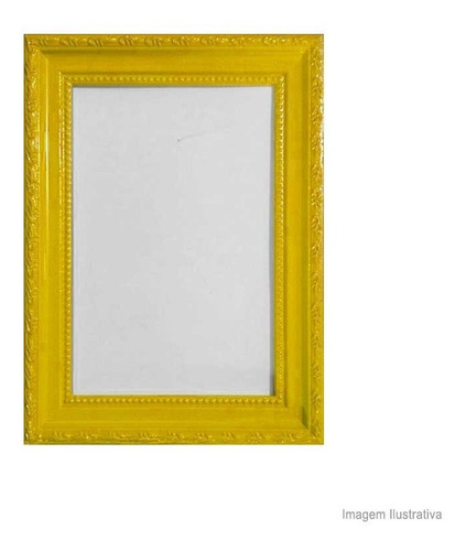 Porta Retrato 13x18cm Queem Amarelo Brilhante Infinity Infinity