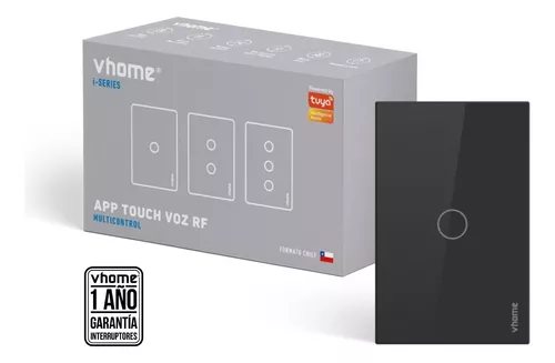 Interruptor Wifi Rf Vhome Smart Life Touch 1 Canal Vshop
