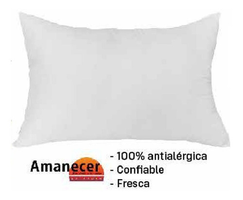 Imagen 1 de 2 de Almohada Amanecer Matrimonial Antialergica Lavable Latinflex