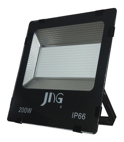 Refletor De Led Eco 200w Bivolt Branco-frio (6500k) Jng Cor da carcaça Cinza 110V/220V