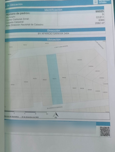 Venta Amplio Terreno Con Dos Frentes En Barrio Ellauri