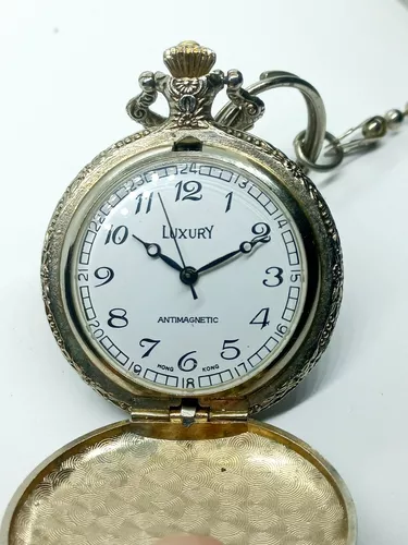 Reloj De Bolsillo Luxury Vintage Estilo Cazador A Cuerda | sin intereses