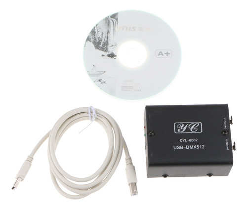 512 Canales Usb A Dmx512 Luz Led Dmx- Controlador
