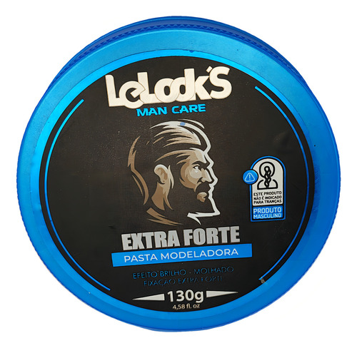 Pomada Modeladora Uso Profissional Lelooks Extra Forte 130g