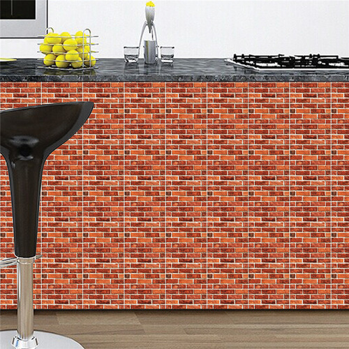 Adhesivo De Pared 3d I Para Decoración De Pared, Ladrillo En