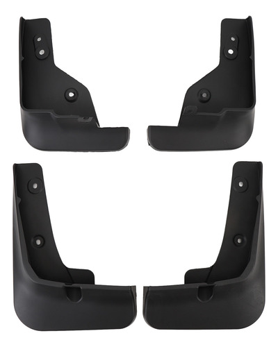 Juego De Solapas Mud Guard Flare De 4 Piezas Antisalpicadura