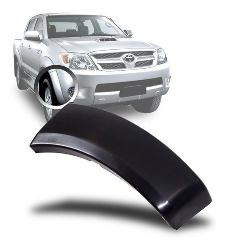 Fender Moldura Paragolpe Delantero Toyota Hilux 2011 Derecho