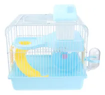 Comprar Jaula Para Hamster De Dos Pisos Con Bebedero Comedero Rueda