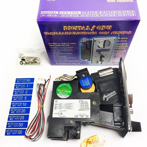 3 Monederos Weiya Electrónico Para Maquinitas Arcade