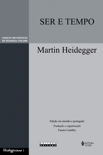 Ser E Tempo, De Martin Heidegger. Editora Unicamp, Capa Mole, Edição 1 Em Portugues; Alemão, 2012