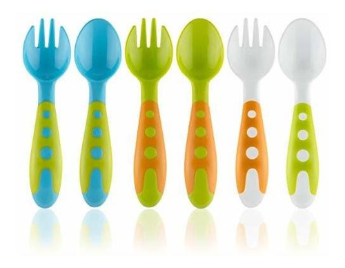 Juego de Cubiertos de Acero Inoxidable para ni/ños peque/ños Tenedores vajilla cucharas Utensilios para ni/ños peque/ños luosh Tenedor y Cuchara para beb/é Cubiertos para ni/ños con Caja Antipolvo