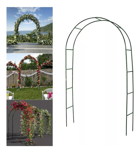Soporte De Arco De Boda Con Parte Superior Curva Para 2,4 M