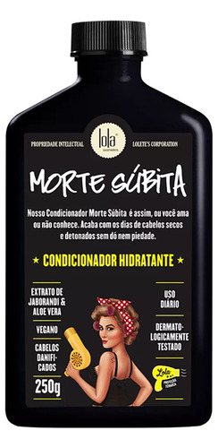 Shampoo Solido 100g + Acondicionador 250ml Morte Súbita Lola