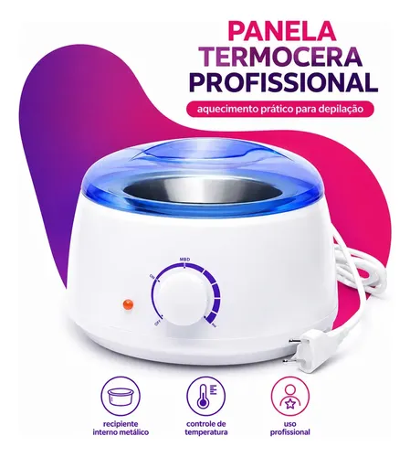 Panela Cera Quente Aquecedor Eletrica Depilacao Termocera Bmed