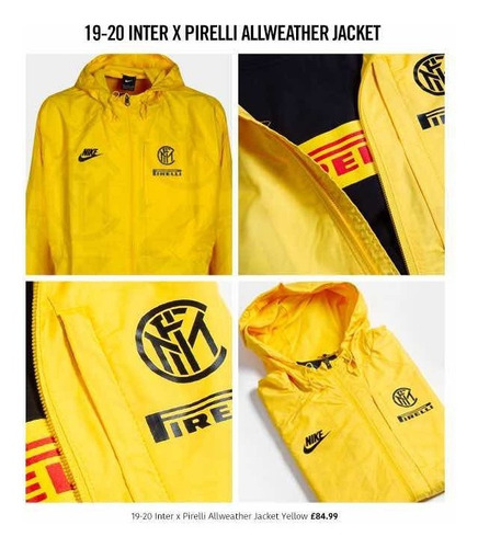 Imagen 7 de 9 de Cortaviento Inter De Milan Colección Pirelli Talla S 2019/20