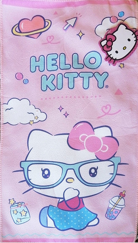 Toalla De Mano Hello Kitty Párvulo Kawaii Excelente Calidad