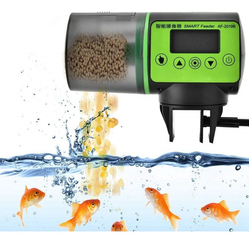Alimentador Automático Para Aquário Dosador De Comida Peixes