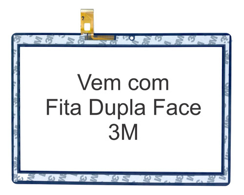 Tela Touch Vidro Compatível Multilaser M10 Nb364