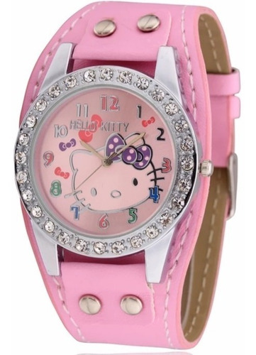 Relógio Feminino Pulso Hello Kitty Infantil Criança Adulto