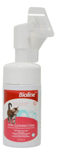 Bioline® Espuma Limpia Patas 100ml Para Gatos