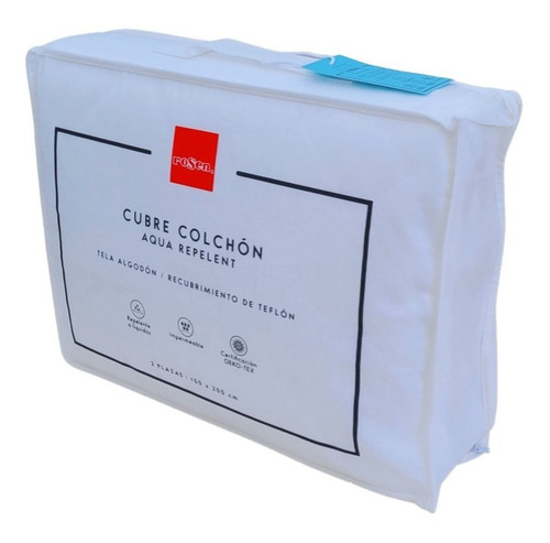 Imagen 4 de 5 de Protector Colchón Impermeable Rosen 2 Plazas Mirafale