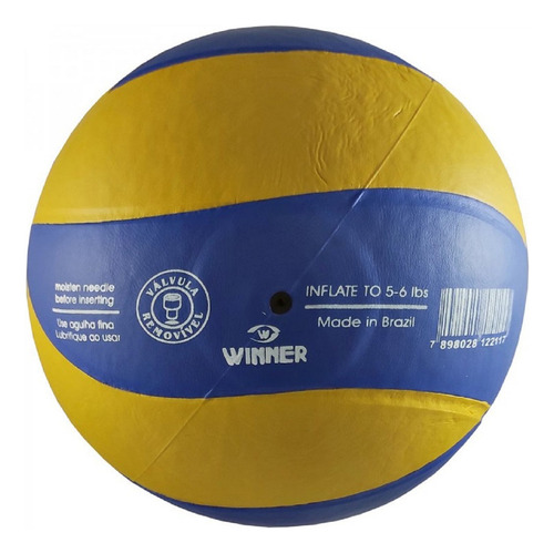 Bola Volleyball Winner Sint. Cor Azul/amarelo