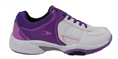 Zapatillas Stone Mujer Tenis Padel - Blanco Violeta | Envío gratis