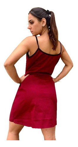 Imagem 6 de 9 de Kit 2 Pijama Vestido Feminino Camisola Sexy Dormir Atacado