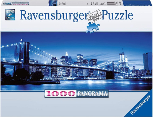 Rompecabezas Puzzle 1000 New York Ilumidada Ravensburger