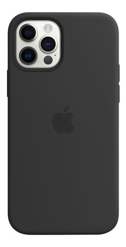 Funda Apple Magsafe Silicon iPhone 12 Pro Max Negro Original