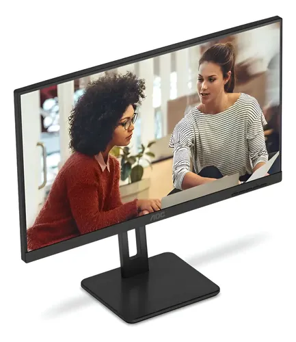 Monitor Aoc 23,8 Ips Base Ajustável 100hz Hub Usb Dp Hdmi 2 Cinza