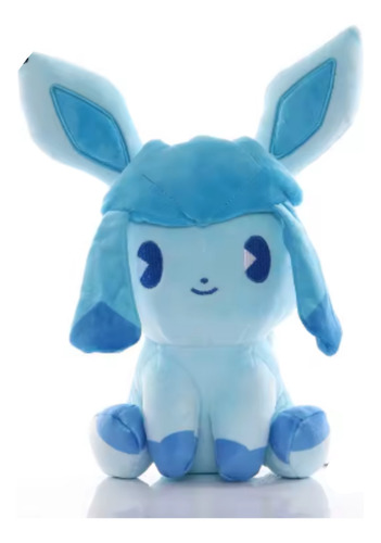 Peluche Suave De Eevee Y Sus Evoluciones Versión Chibi Glaceon 20cm