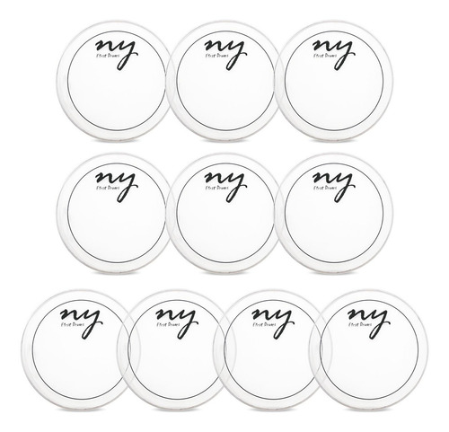 Pele De Bateria New York Kit 15 Dho 22 Transparente X 15 De 22