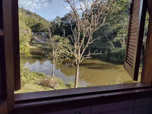 Chácara 1100m² Com 2 Chalés Mobiliados Na Beira Do Lago Entrada + Parcelas Em Juquitiba Região Abençoada! Fácil Acesso