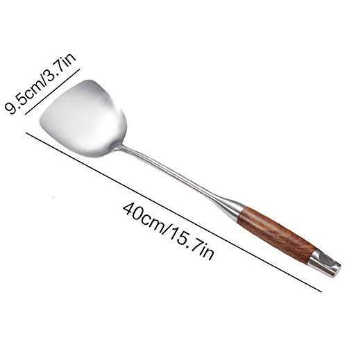 Espátula De Wok, Aoosy 18/10 Acero Inoxidable 152xp