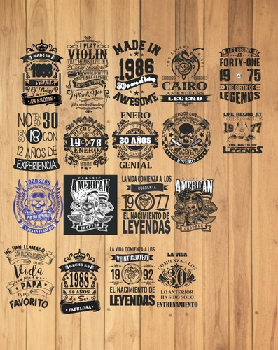 Vectores Para Camisa Sublimacion -vinil - Serigrafia Digital