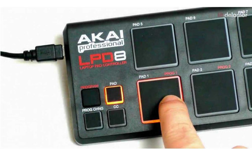 Akai Lpd8 Controlador De Pad Para Laptop Dj Sampler '