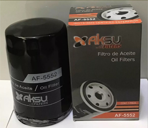 Filtro Aceite Aksu Af-5552 Vw/gol/borapassat/vento Bmw320/25
