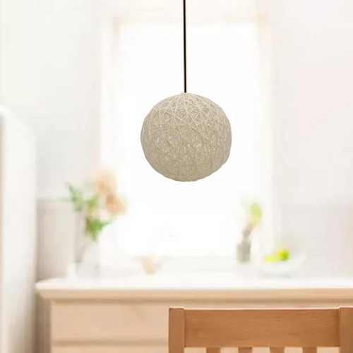 Corda De Papel Abajur Gaiola Lâmpada Decorativa Guarda