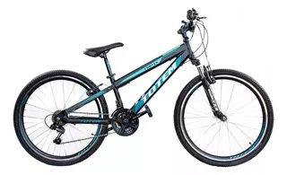 Mountain bike Totem Vortex R26 13.5"XS 24v frenos v-brakes cambios Shimano Tourney y Shimano Tourney TY300 color negro/verde/blanco